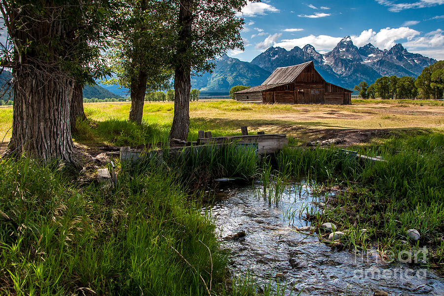 T.a. Moulton Barn  - Grand Teton Photograph by Gary Whitton