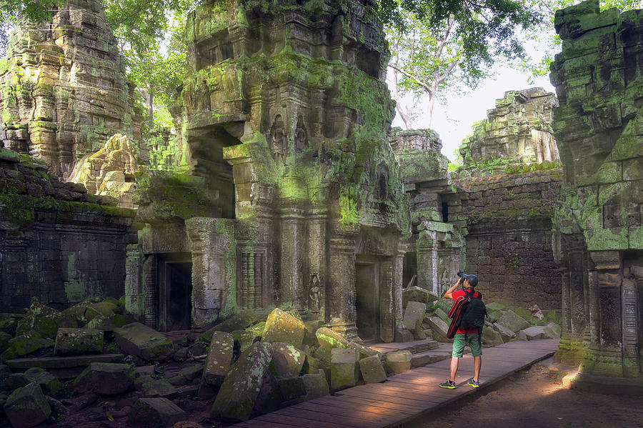 Ta prohm temple or Tom rider temple  Photograph by Anek Suwannaphoom