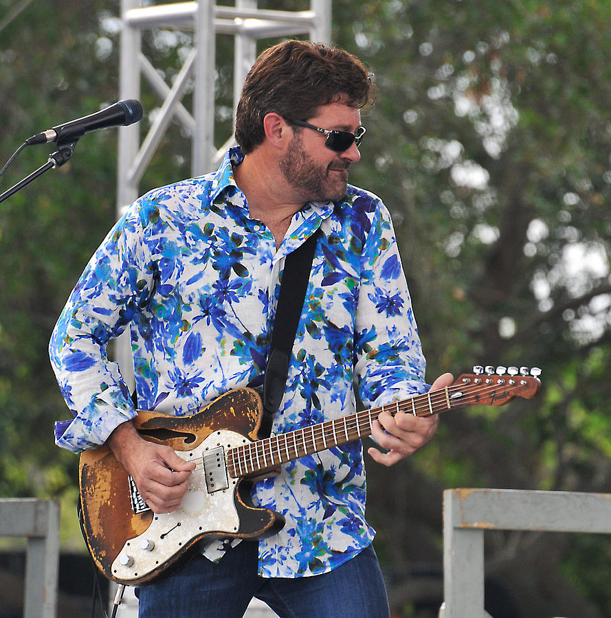 Tab Benoit and 1972 Fender Telecaster Photograph by Ginger Wakem