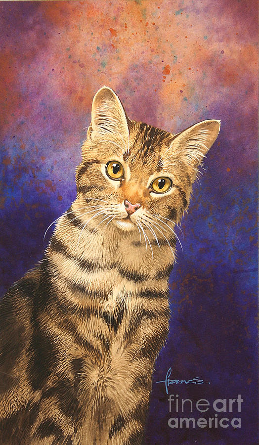 Tabby Painting by MGL Meiklejohn Graphics Licensing
