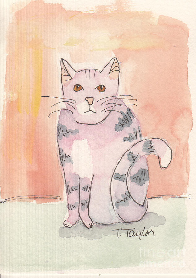 Tabby Painting by Terry Taylor