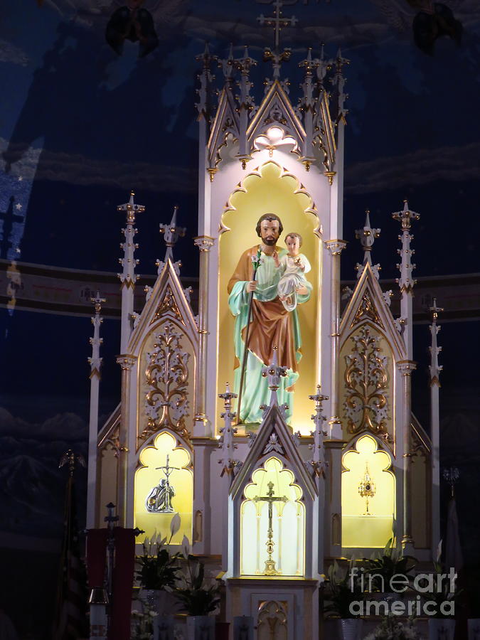 Tabernacle Photograph - Tabernacle at St Josephs by Diane M Dittus