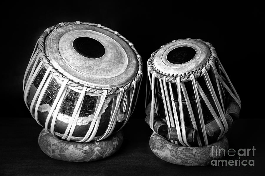 Music Photograph - Tabla by Charuhas Images