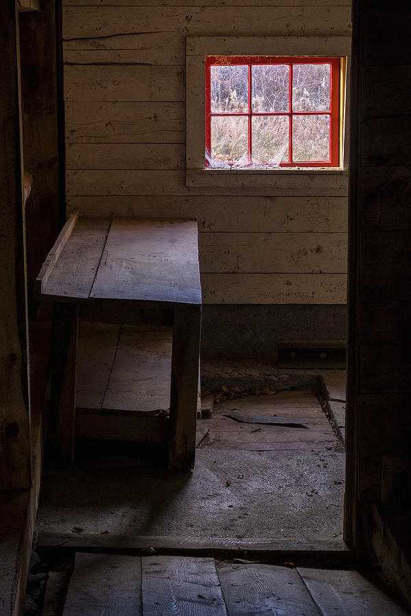 Table And Window Photograph by Tom Singleton