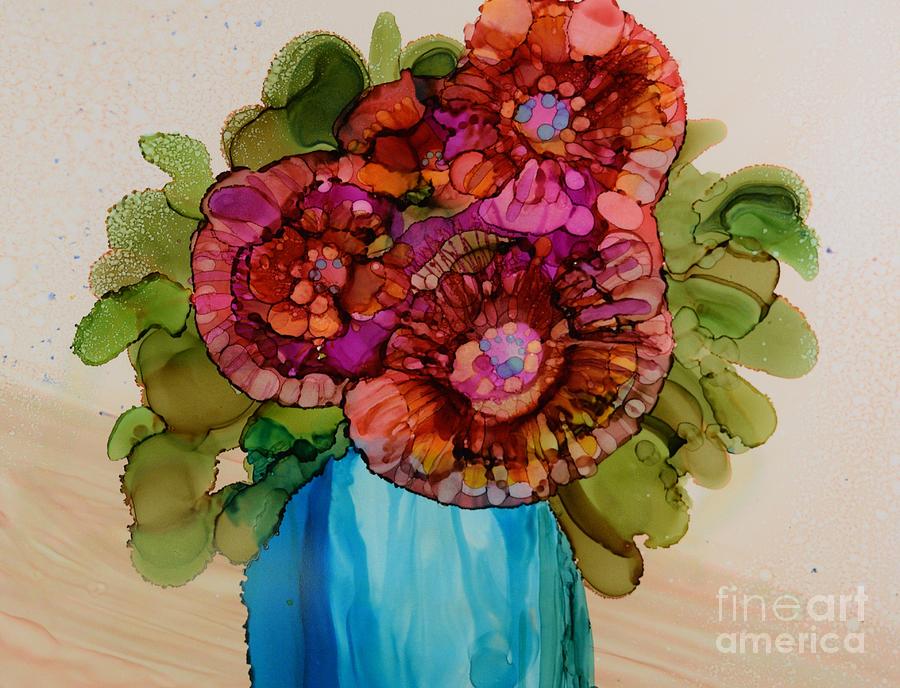 Table Bouquet Painting by Beth Kluth
