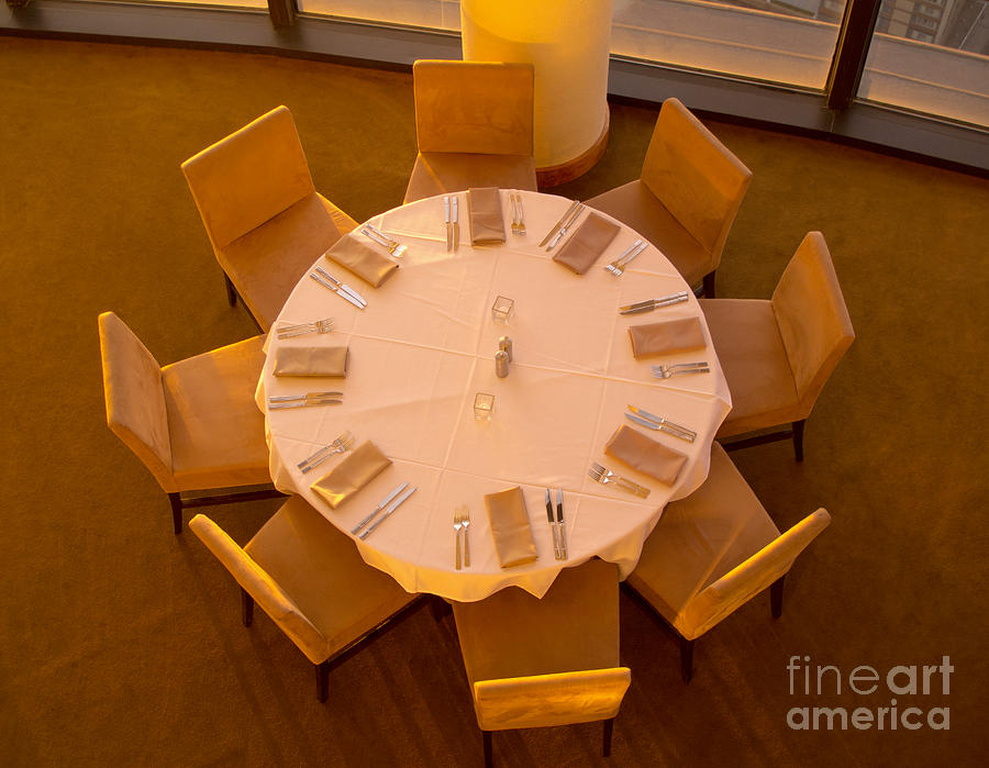 Table for Eight Photograph by Ann Horn