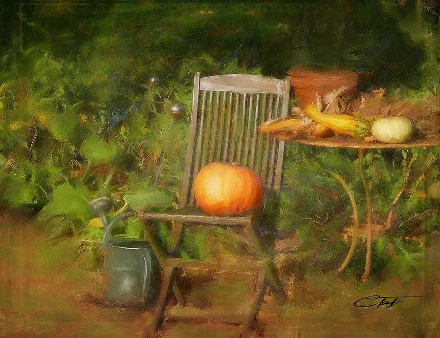 Table for One Painting by Colleen Taylor