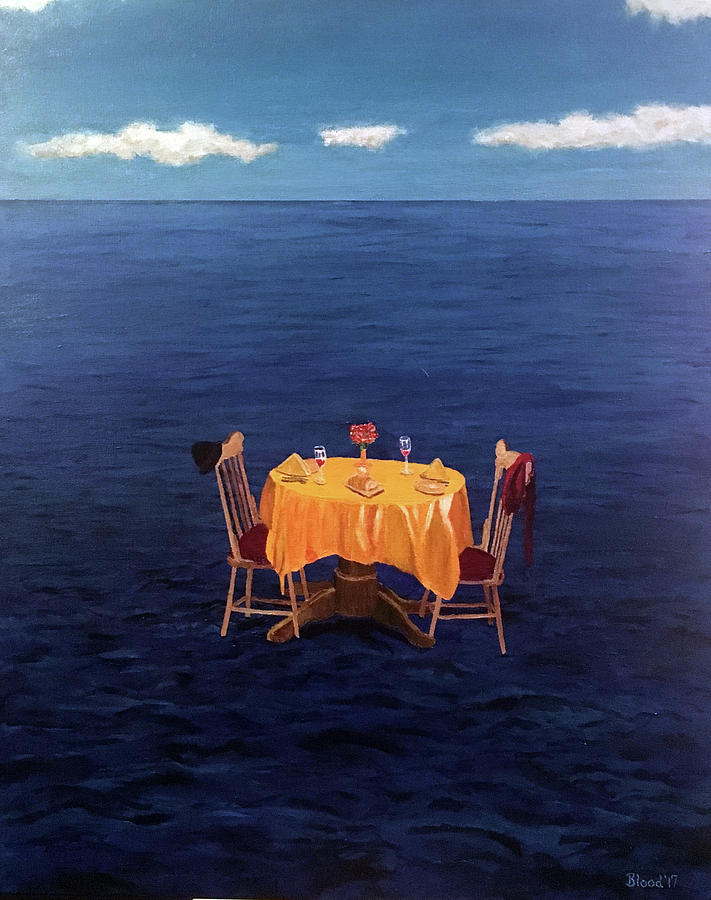 Table for Two Painting by Thomas Blood