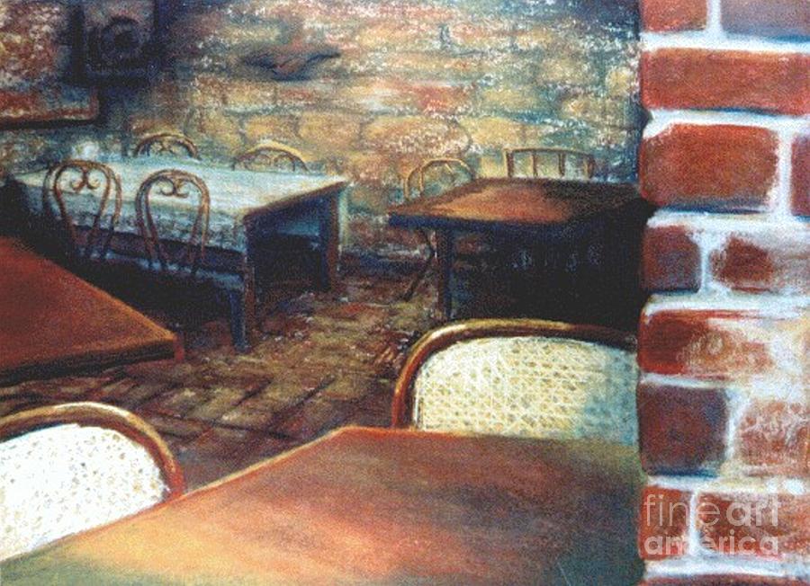 Table For Two Pastel by William Michel