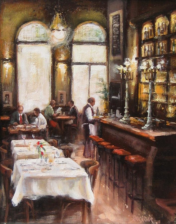 Table in Waiting Painting by Eric Erwin - Fine Art America