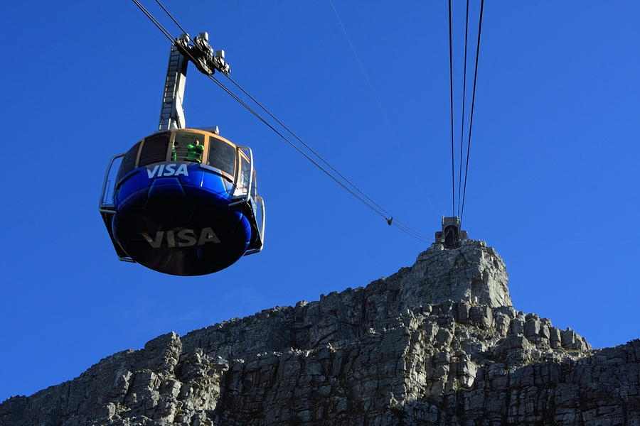 Table Mountain Cable Car - Cape Town Photograph by Aidan Moran