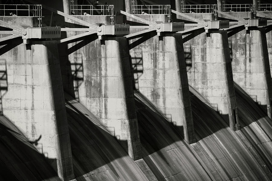 Table Rock Dam Photograph by Bud Simpson
