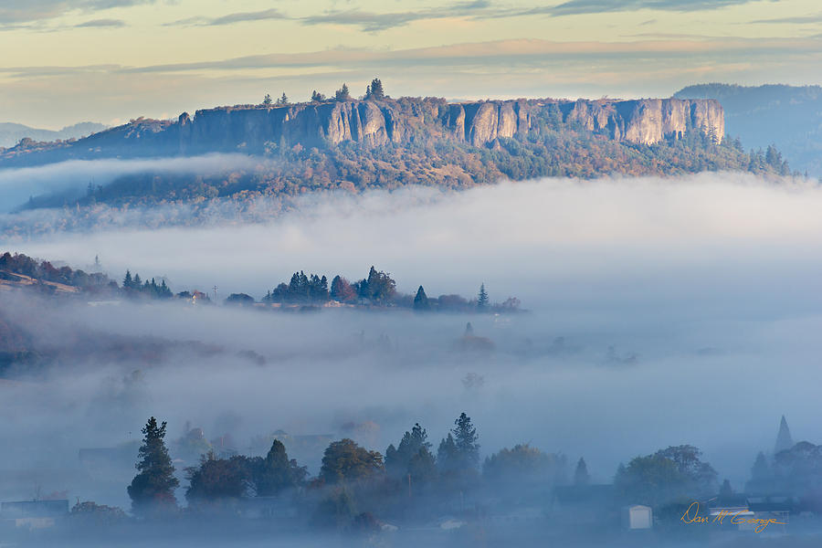 Table Rock Morning Photograph by Dan McGeorge