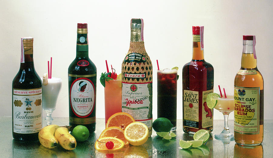 Table top liquors Digital Art by Gary De Capua