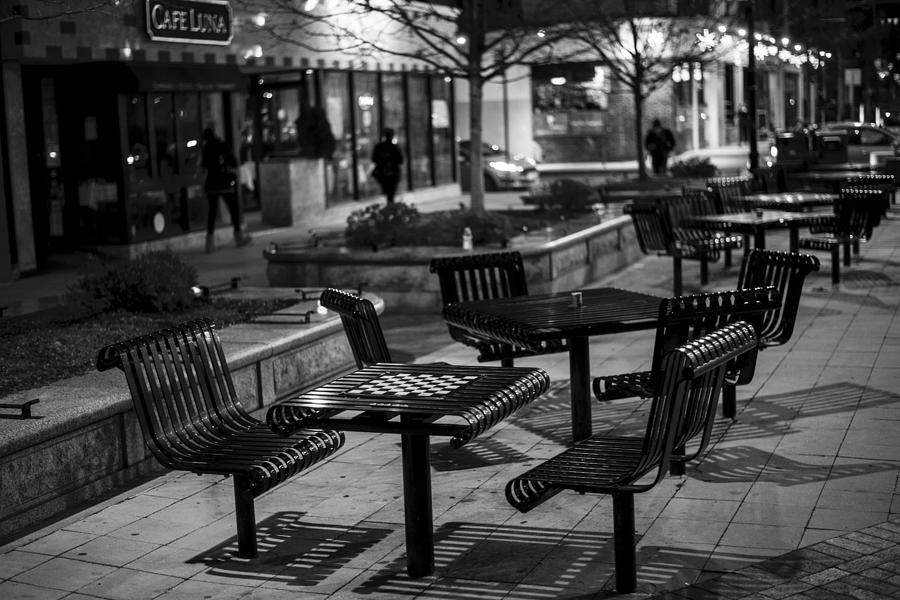 Table Waiting for a Match. Central Square Cambridge MA Photograph by Toby McGuire