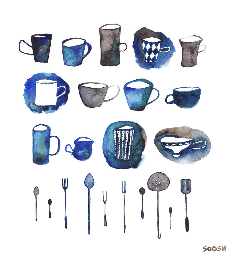 Cup Painting - Tablewear by Soosh