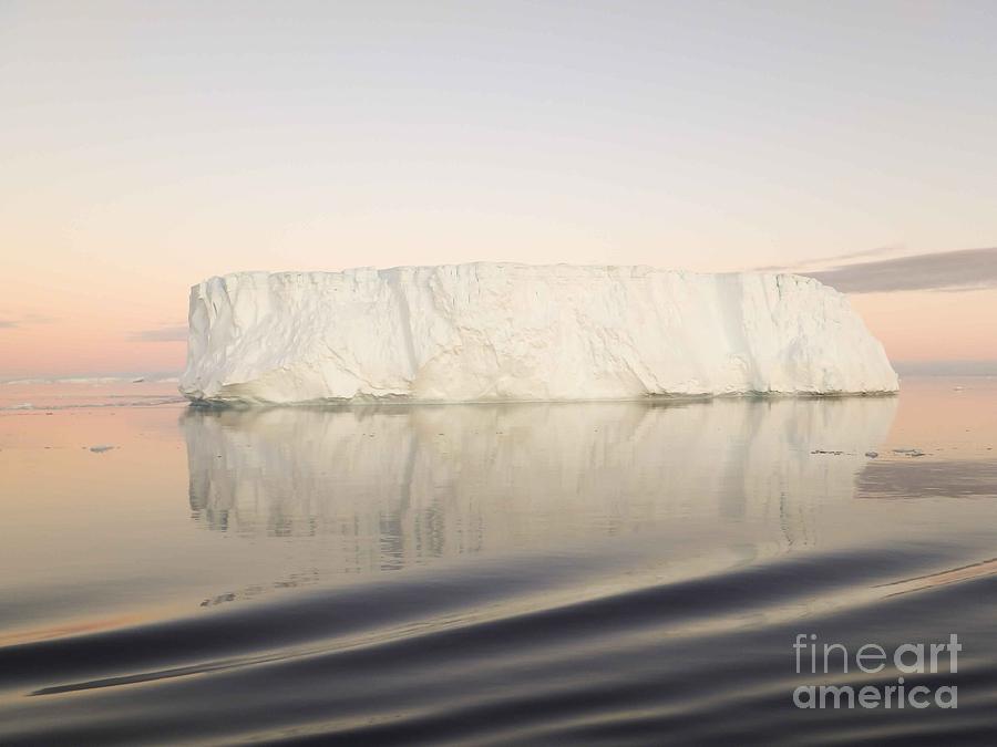 Tabular iceberg,  Antarctic Sound Photograph by Karen Foley