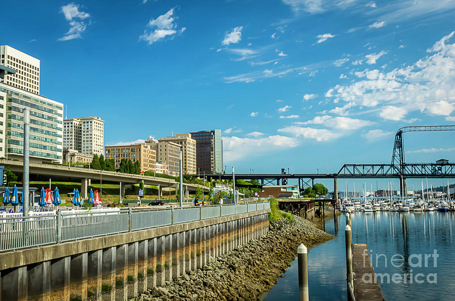 Tacoma and 11th Street bridge Photograph by Sal Ahmed