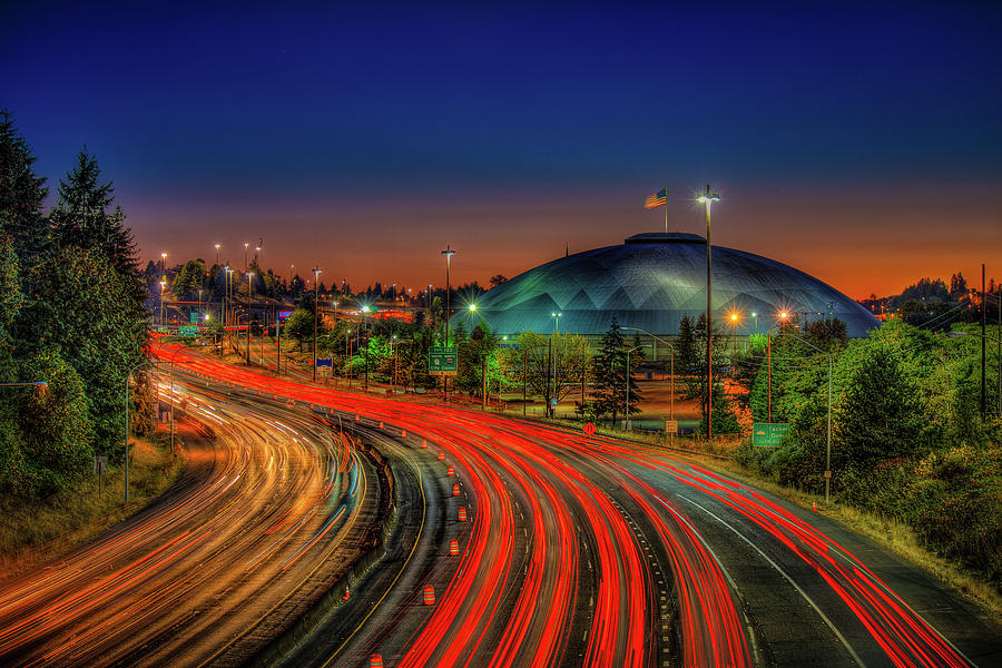 Dome Traffic Sunset Photograph by Robby Green Fine Art America