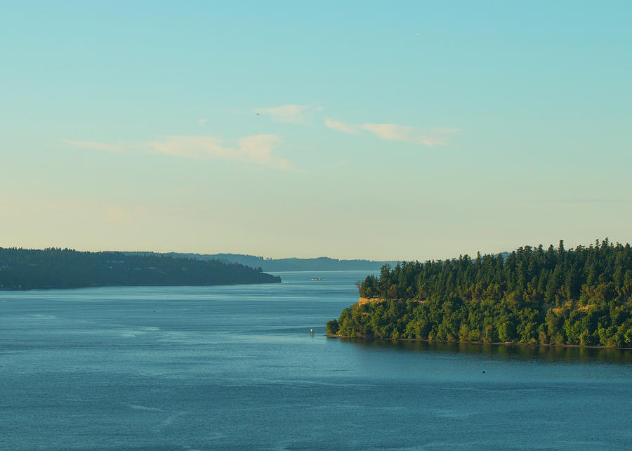 Tacoma Narrows and Commencement Bay II Photograph by E Faithe Lester