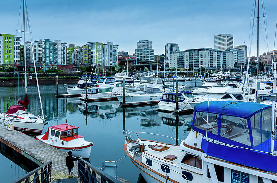 Tacoma Waterfront Marina,Washington Photograph by Sal Ahmed