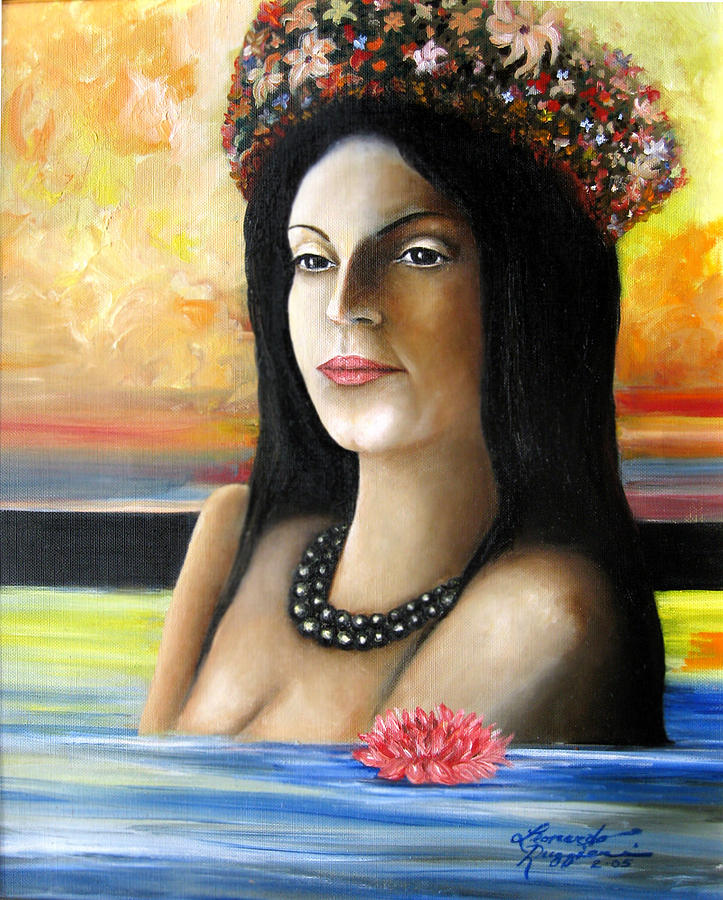 Tahiti Dreaming Painting by Leonardo Ruggieri