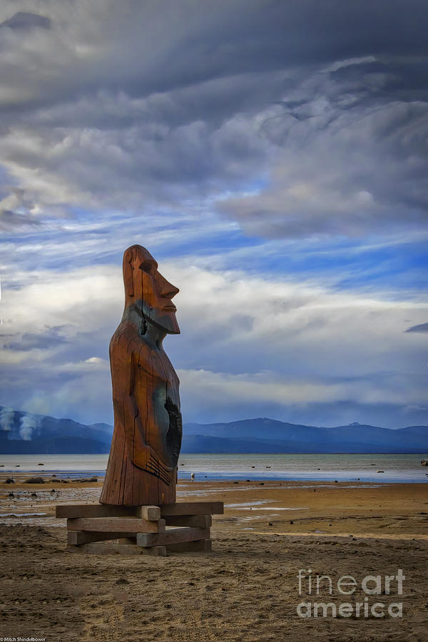 Tahoe Moai Photograph by Mitch Shindelbower