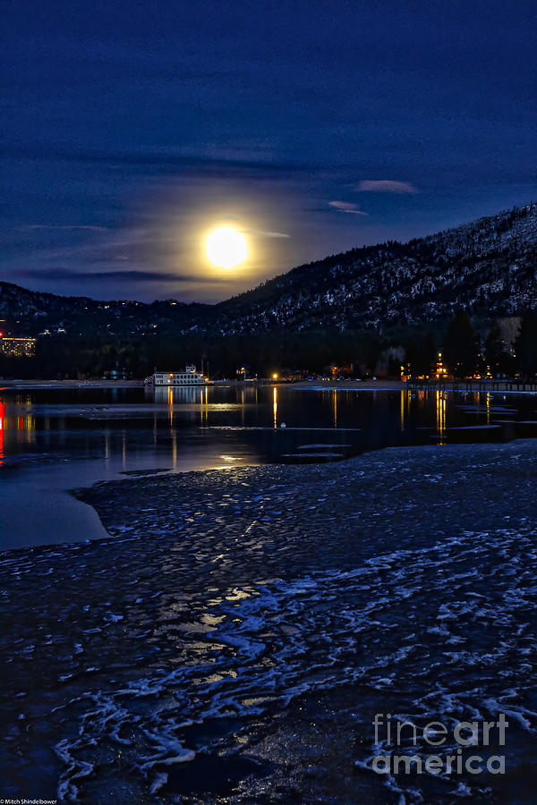 Tahoe Moon Photograph by Mitch Shindelbower