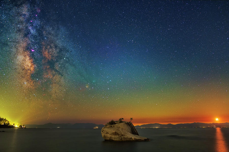 Tahoe Nights Photograph by Ralf Rohner