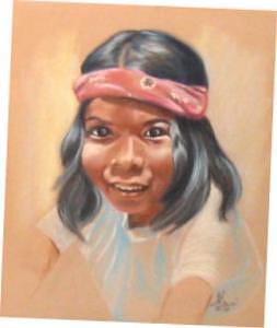 Tahoe Paiute Boy Painting by Margaret A Clark Price Tahoe Paiute Boy Painting by Margaret A Clark Price