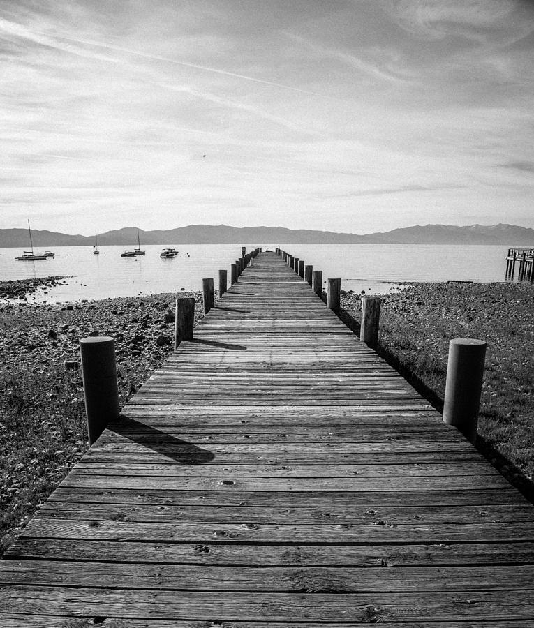 Tahoe Pier  Photograph by Janet  Kopper