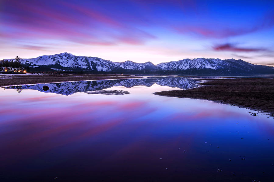 Tahoe Reflections - Lake Tahoe CA Photograph by Brad Scott
