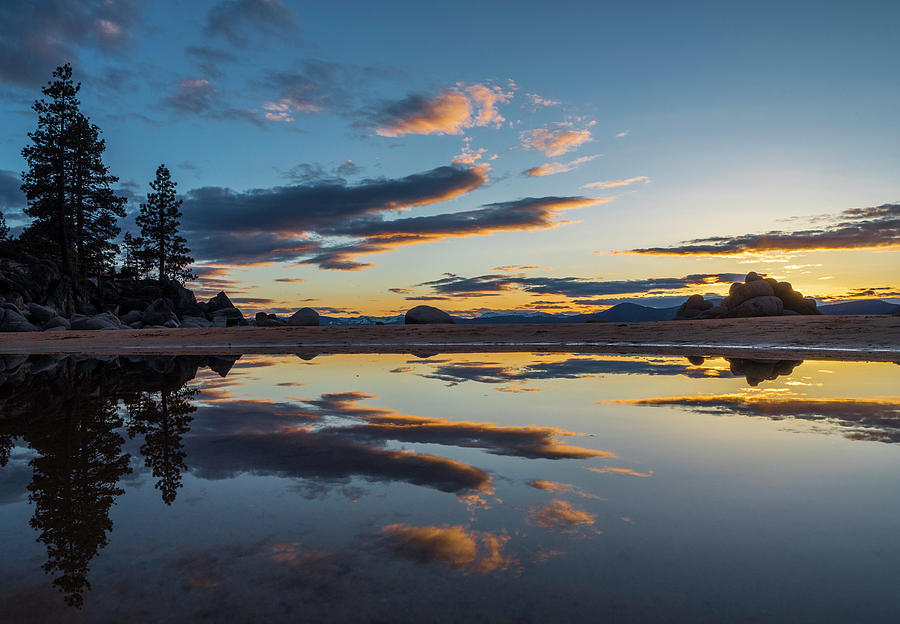Tahoe Spring Sunset Photograph by Martin Gollery
