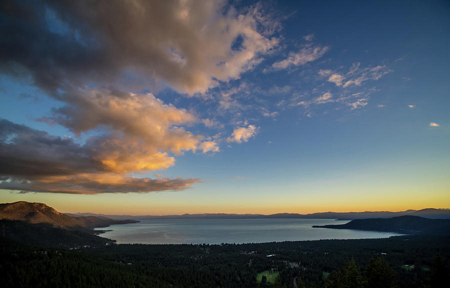 Tahoe sunset stillness Photograph by Martin Gollery