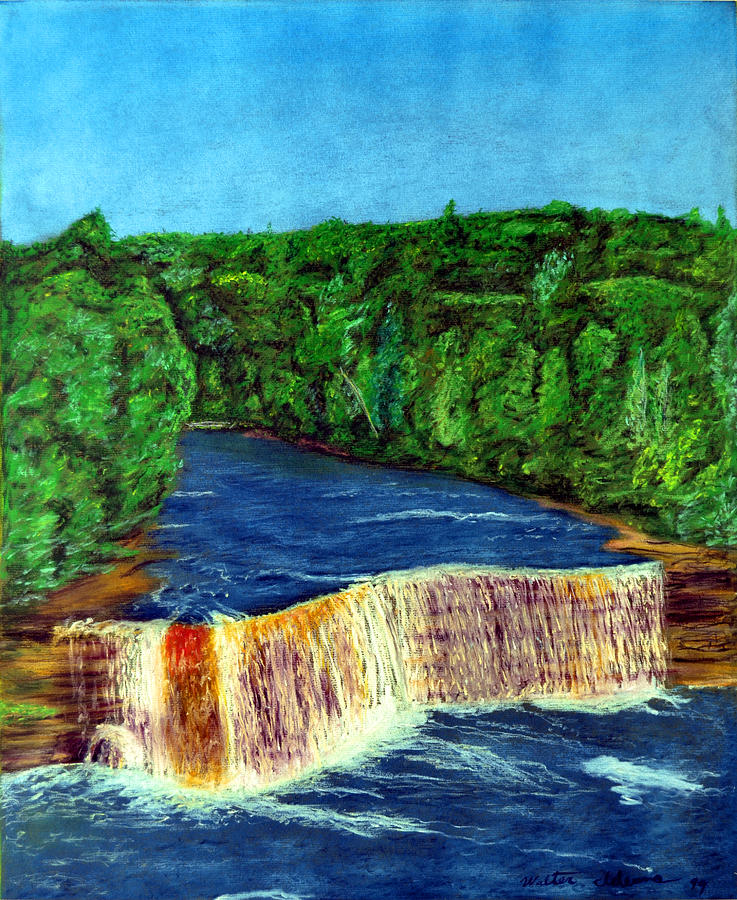 Tahquamenon Falls Pastel by Walter Idema Tahquamenon Falls Pastel by Walter Idema