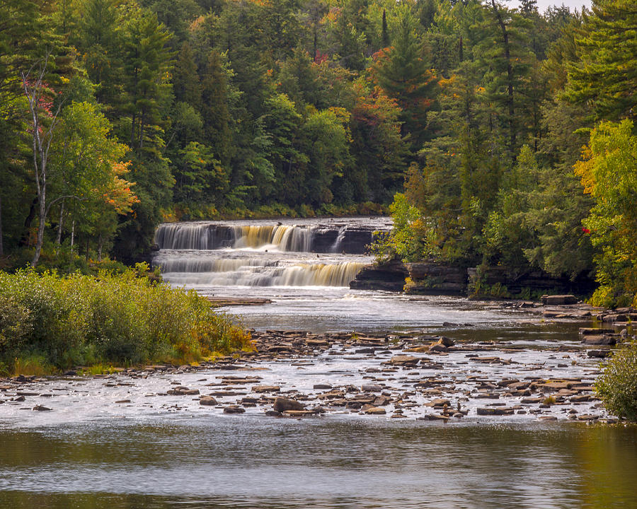 Tahquamenon Lower Falls Photograph by Jack R Perry