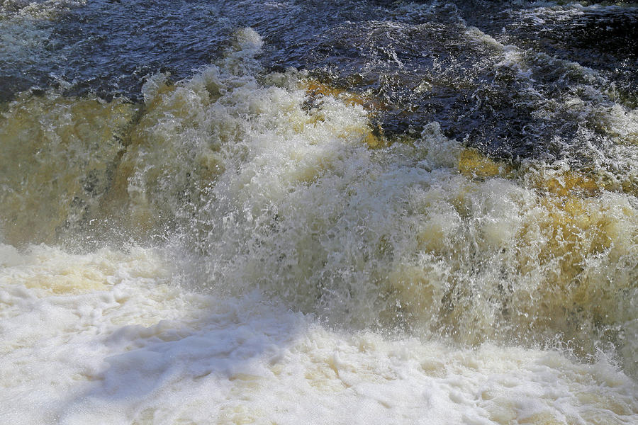 Tahquamenon Lower Falls Rapids Photograph by Mary Bedy