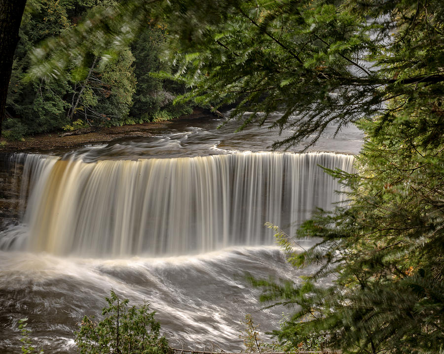 Tahquamenon Upper Falls, Upper Peninsula, MI Photograph by Jack R Perry