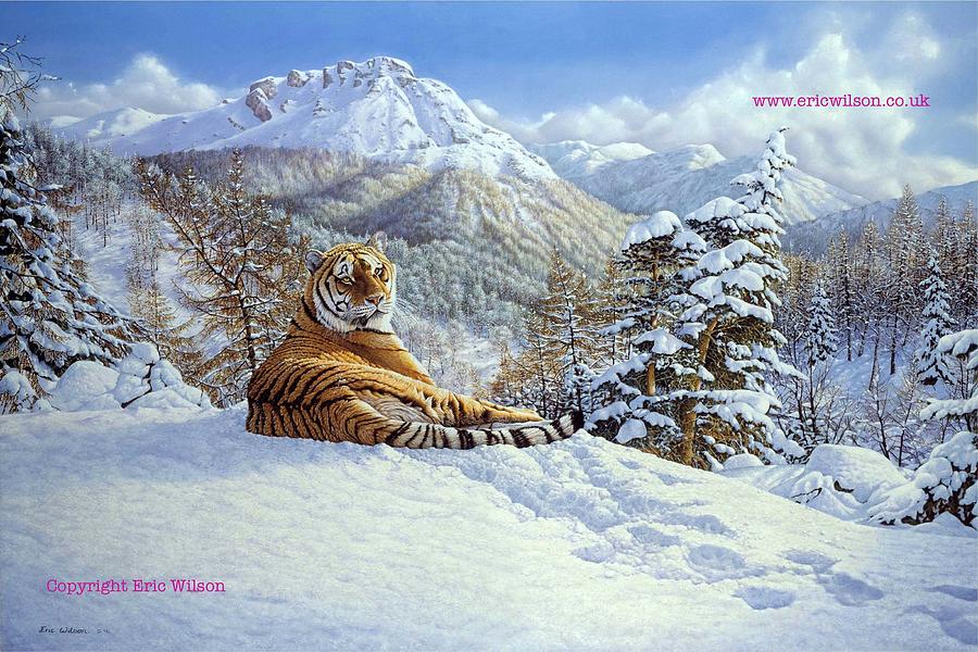 Tiger Painting - Taiga Tiger by Eric Wilson