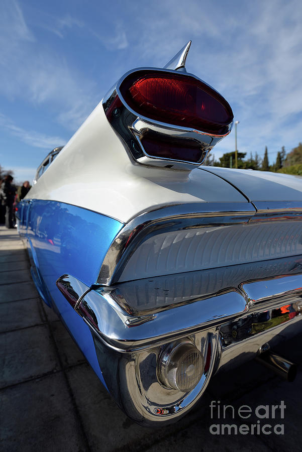 Tail lights of 1959 Oldsmobile Dynamic 88 Photograph by George Atsametakis