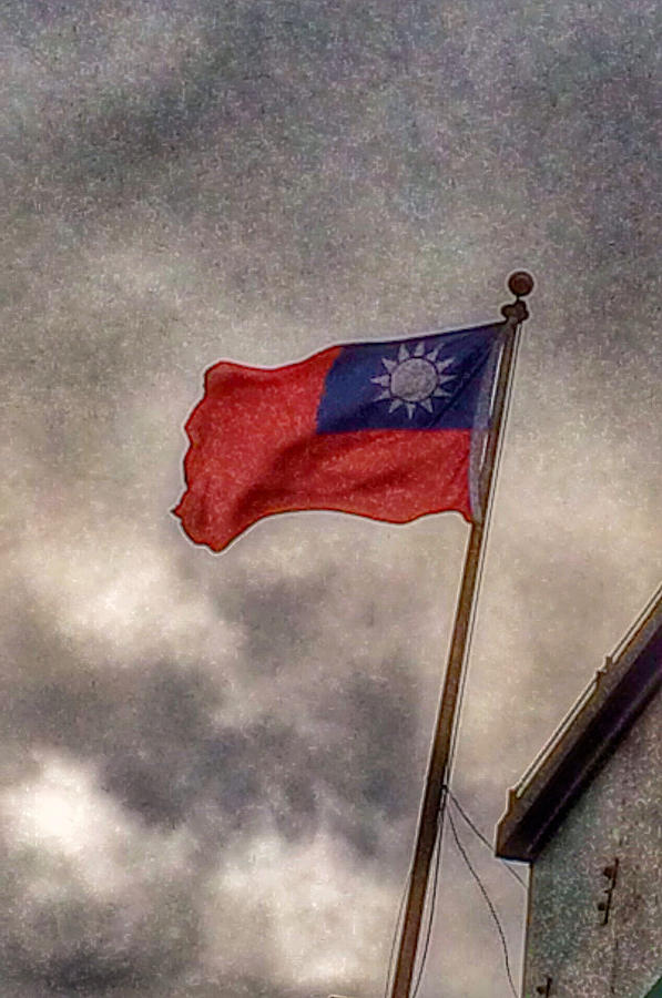 Flag Photograph - Taiwan Flag by Bill Owen