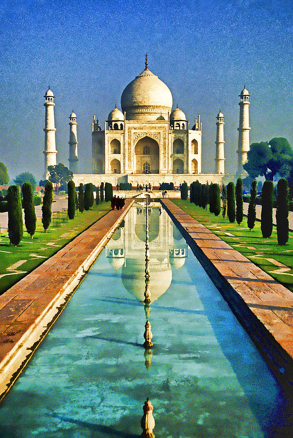 Taj Mahal Photograph by Dennis Cox