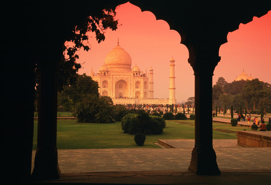 Taj Mahal Pyrography