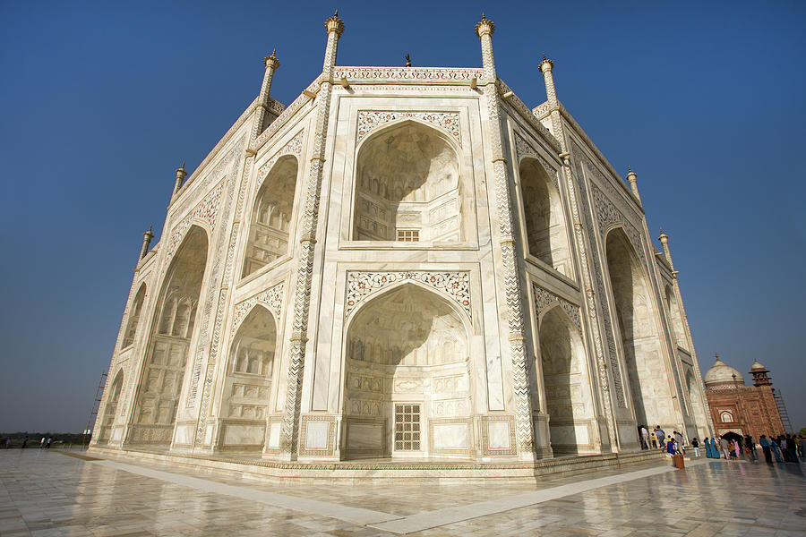 Taj Mahal Mausoleum Sideview Photograph by Aivar Mikko