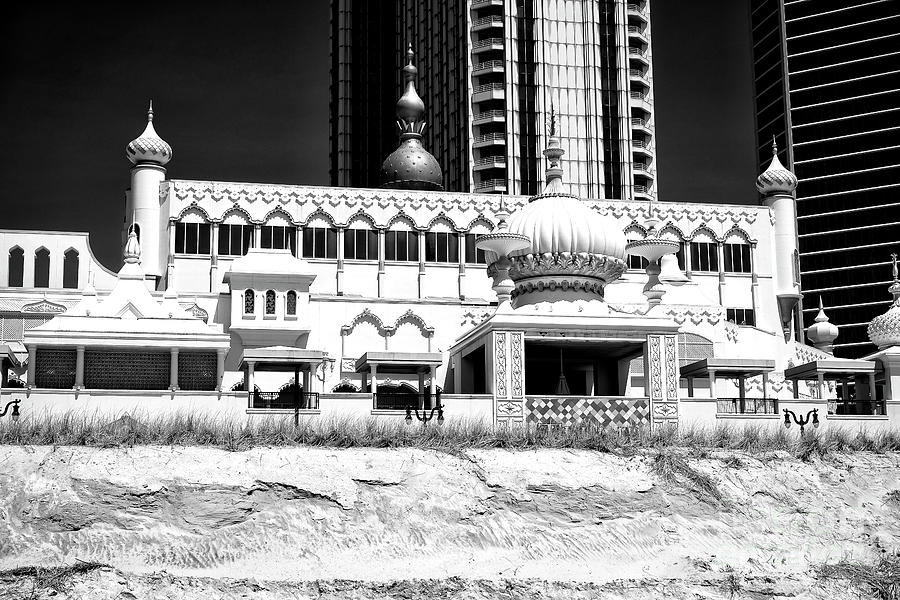 Taj Mahal on the Atlantic City Beach Photograph by John Rizzuto