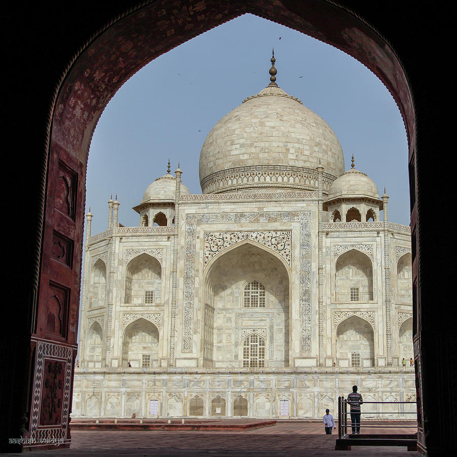 Taj through a door frame, Agra Photograph by Aashish Vaidya