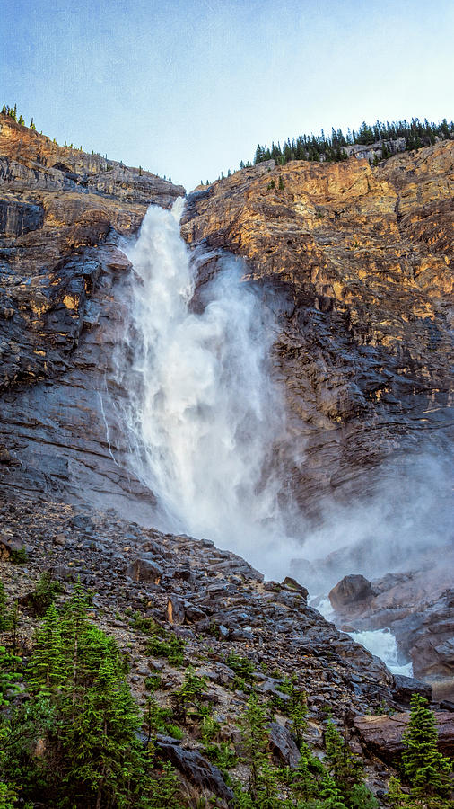 Waterfall Photograph - Takakkaw Falls British Columbia II by Joan Carroll