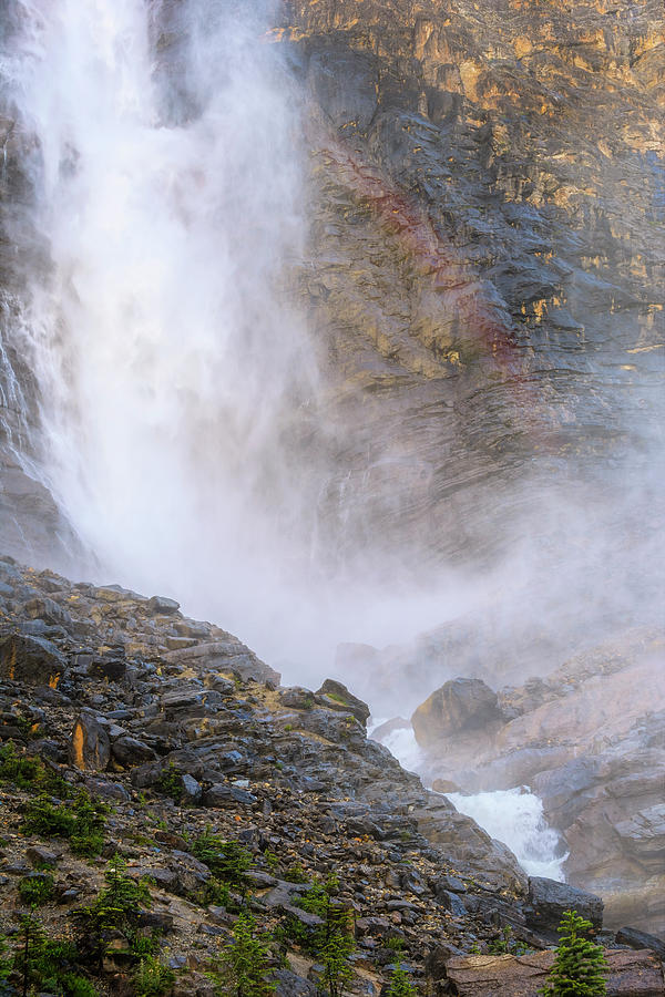 Waterfall Photograph - Takakkaw Falls British Columbia III by Joan Carroll