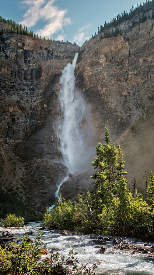 Waterfall Photograph - Takakkaw Falls British Columbia by Joan Carroll
