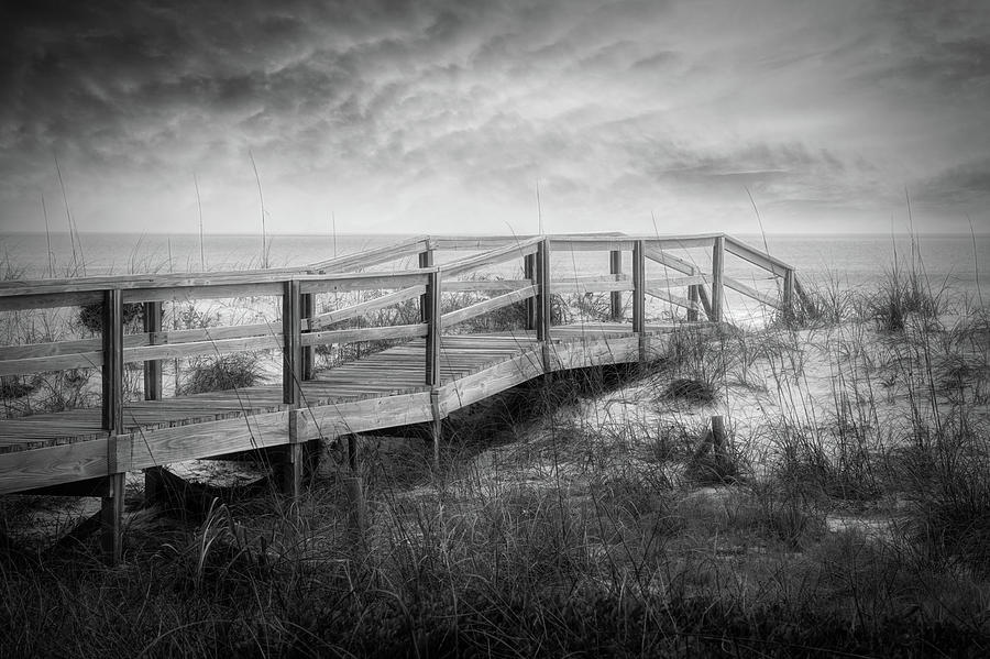 Take a Long Walk in Black and White Photograph by Debra and Dave Vanderlaan